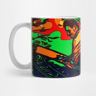 World Cup Cricket Batsman Passion P5 Mug